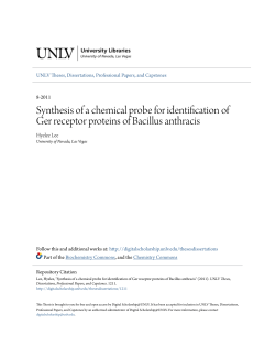 Synthesis of a chemical probe for identification of Ger receptor