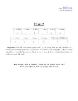 Exam2Sol - WSU Department of Mathematics