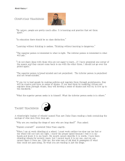 confucian teachings taoist teachings