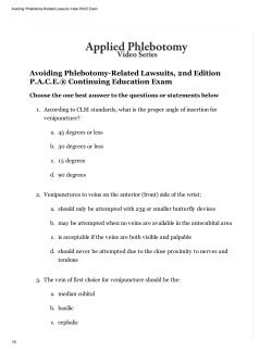 1st edition - Center for Phlebotomy Education