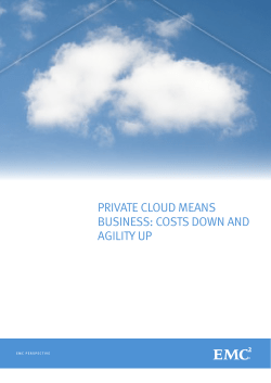 Private Cloud Means Business