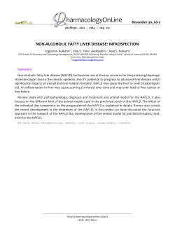 Non-alcoholic fatty liver disease