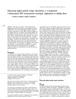 Defocusing digital particle image velocimetry: a 3