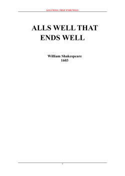 SCENE 2. Rousillon. The COUNT`S palace