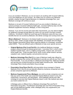 Medicare Fact Sheet - Covered California
