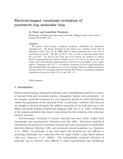 Electron-impact rotational excitation of symmetric