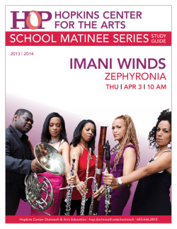 imani winds - Hopkins Center for the Arts