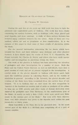 Proceedings of the Indiana Academy of Science
