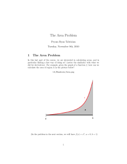 The Area Problem
