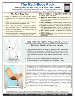 Medi-Body Pack - Total Health Secrets