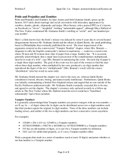 Problem F - Vampire Numbers