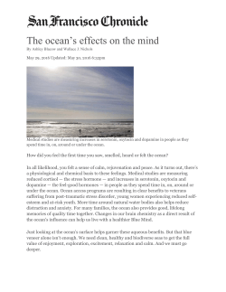 The ocean`s effects on the mind