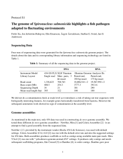The genome of Spironucleus salmonicida highlights a fish