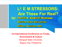 File - 1st International Conference on Food, Environment