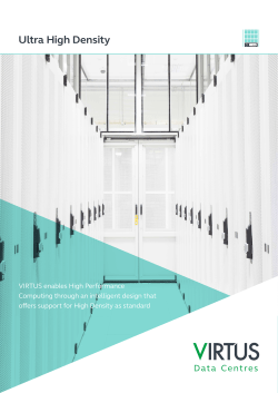 Ultra High Density - VIRTUS Data Centres