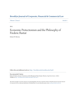 economic protectionism and the philosophy of