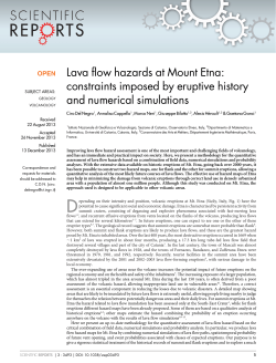 Lava flow hazards at Mount Etna: constraints
