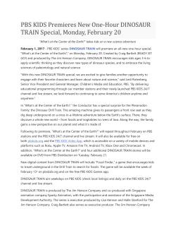 PBS KIDS Premieres New One-Hour DINOSAUR TRAIN Special