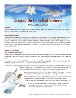 Jesus` Birth in Bethlehem