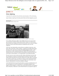 Dirty fighting - CAIN Web Service