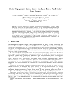 Factor Topographic Latent Source Analysis: Factor Analysis for