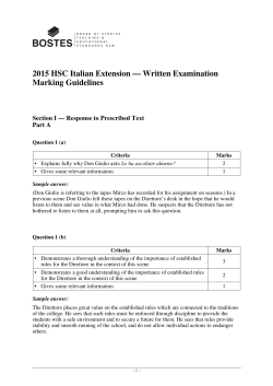 2015 HSC MG Italian Extension