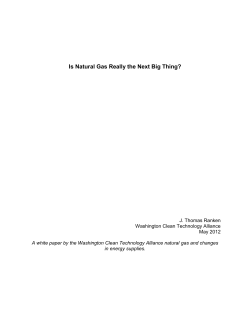 Is Natural Gas Really the Next Big Thing?