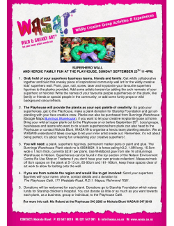 SUPERHERO WALL AND HEROIC FAMILY FUN AT THE