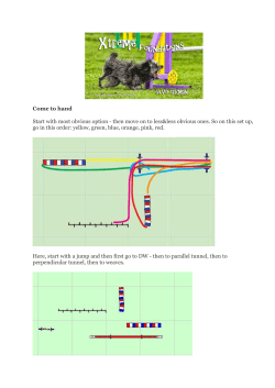 Come to hand Start with most obvious option - then