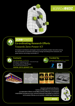 Co-ordinating Research Efforts Towards Zero