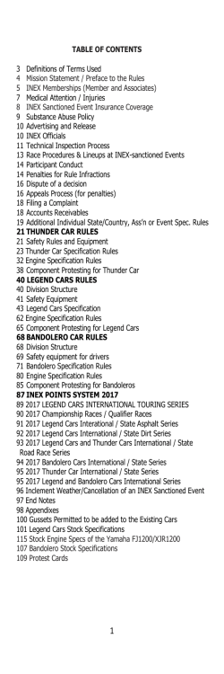 TABLE OF CONTENTS 3 Definitions of Terms