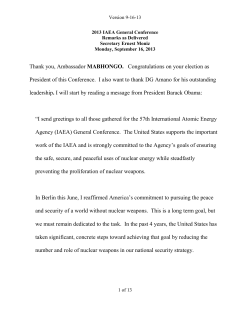 USA - Statement to 57th IAEA General Conference 2013
