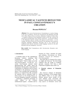 NEOCLASSICAL VALENCES REFLECTED IN PAUL