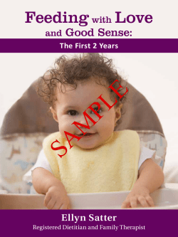 Sample - Ellyn Satter Institute