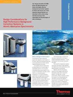 Design Considerations for High Performance Background