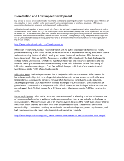 Bioretention and Low Impact Development
