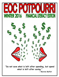 Do not save what is left after spending, but spend - MSU