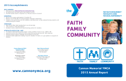 FAITH FAMILY - Cannon Memorial YMCA