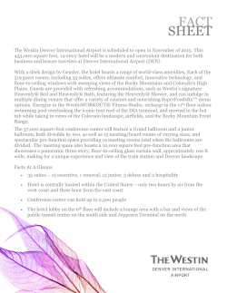 fact sheet - Denver International Airport