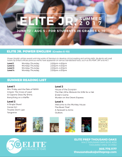 Elite Jr. Summer 2017