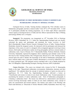 GEOLOGICAL SURVEY OF INDIA