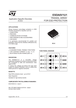 ESDA6V1U1 - STMicroelectronics