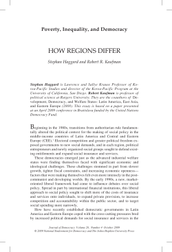 how regions differ - University of California San Diego