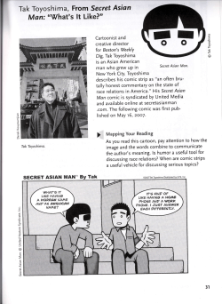 Tak Toyoshima, From Secret Asian Man: "What`s lt Likel"