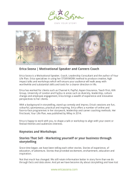 Erica Sosna Keynote Speaker