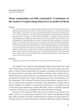 Many communities, too little community? Conclusions on the