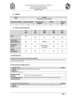 5911 industrial accounting