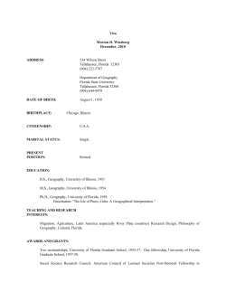 CV - Department of Geography