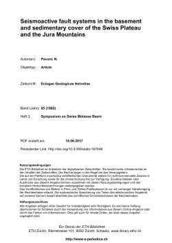 Seismoactive fault systems in the basement and - E