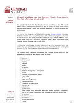 2014 Get Active Fortnight